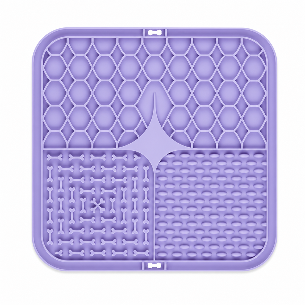 Tapis de léchage anti-stress, coloris violet
