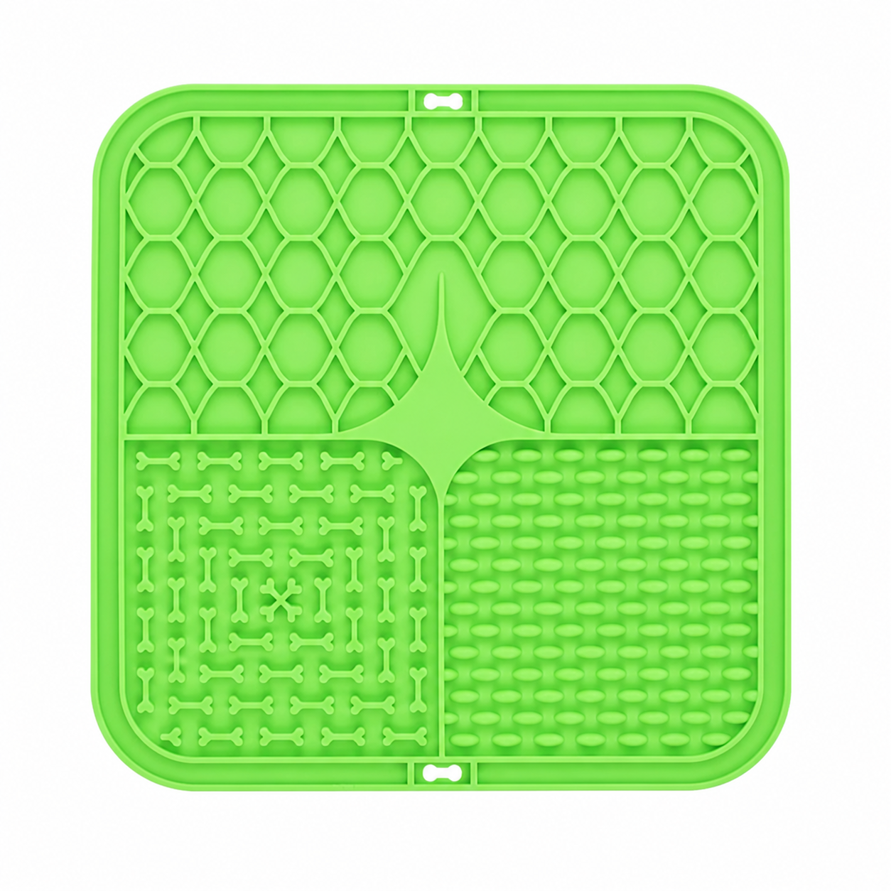 Tapis de léchage anti-stress, coloris vert
