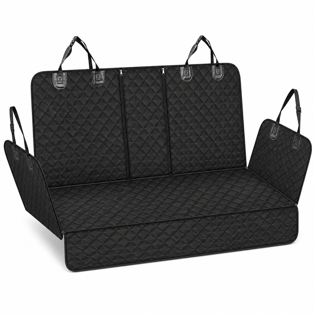Housse de protection auto pour chien, coloris noir