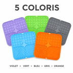 Tapis de léchage anti-stress, 5 coloris disponibles