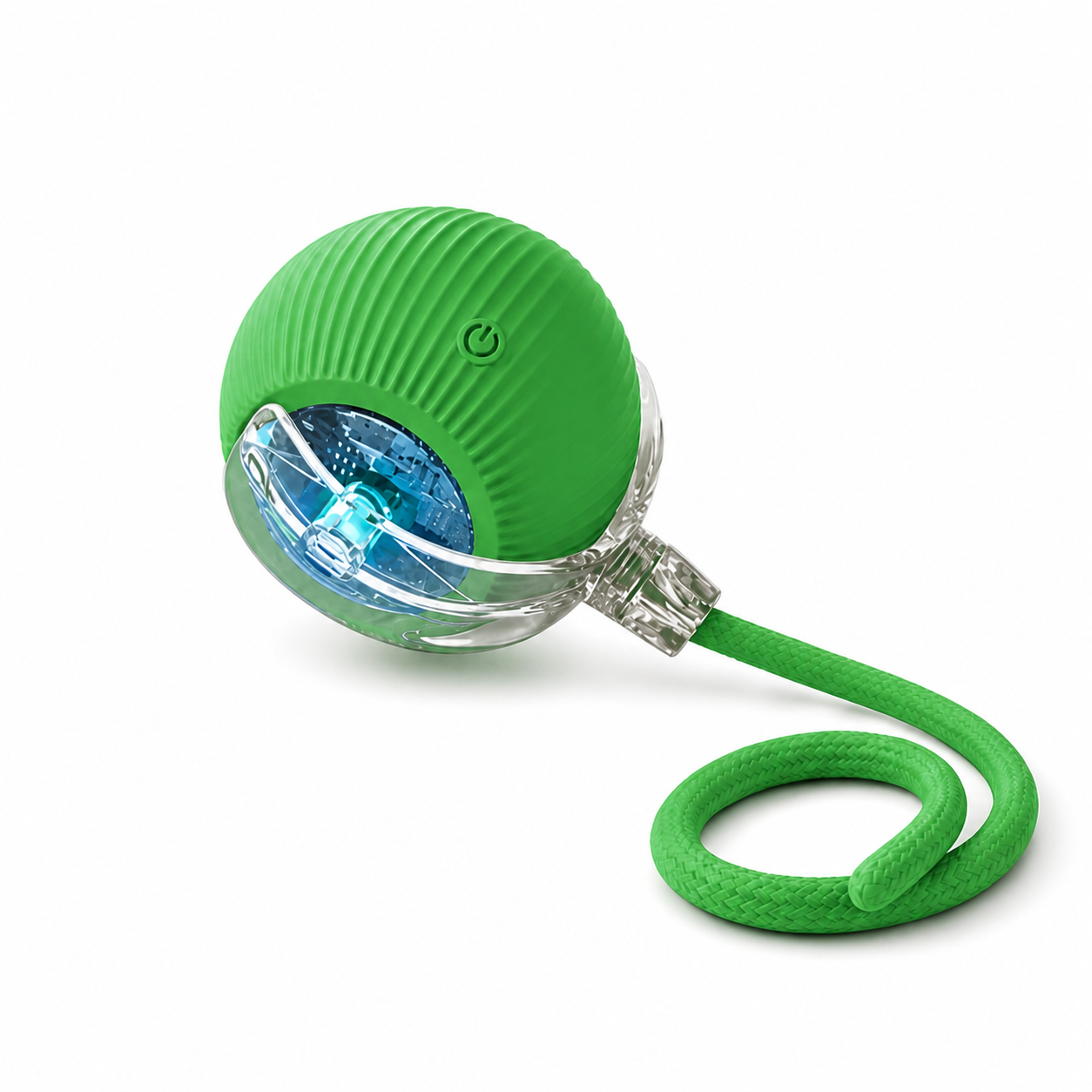 Balle interactive pour chat, coloris vert