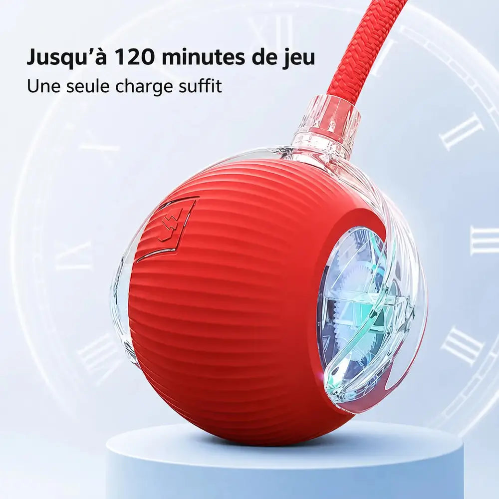 Balle interactive pour chat, autonomie de 120 minutes
